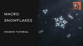 Realistic CG Snowflakes - Free Houdini Tutorial