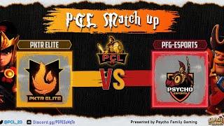 Psycho Champions League PCL TEAM 2 WEEK 1 MATCH 1 |  PKTR ELITE VS PFG-ESPORTS 