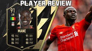 IS HE INSANE??  91 TOTW MANE PLAYER REVIEW! FIFA 22 ULTIMATE TEAM