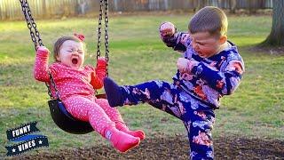 Funny Baby Fails Outdoor That Will Make You Laugh!  Funny Vines