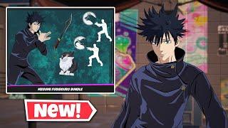 NEW MEGUMI FUSHIGURO Bundle Gameplay In Fortnite! (Jujutsu Kaisen)