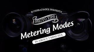 Metering modes in about 2 minutes (Sony A7iii)