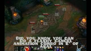 E¹ cancel animation for akali