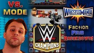 WWE Champions - WrestleMania Faction Feud Breakdown & April Vs. Mode!