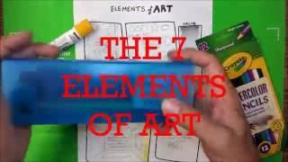 Elements of Art EOA  - Where to Start for art teachers and students - Jasey Crowl Draws