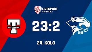 24. kolo | Tatran Střešovice - PSG PANTHERS OTROKOVICE 23:2