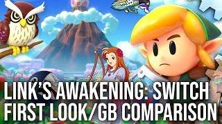 Zelda: Link's Awakening Switch First Look + Game Boy Upgrade Comparisons!