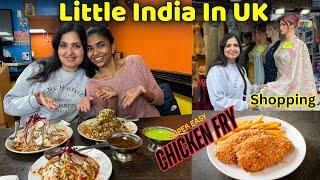 SHOPPING VLOG -Little INDIA / CRISPY CHICKEN வீட்டிலேயே ஈசியா செய்ங்க #southall