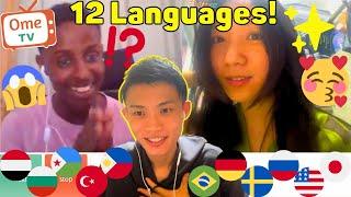 Polyglot Man Surprises EVERYONE by Speaking Their Native Language! - Omegle