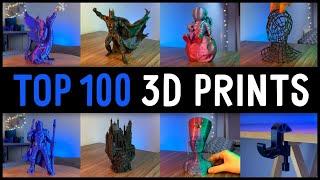 Top 100 BEST 3D Prints of 2024 with Satisfying Timelapse