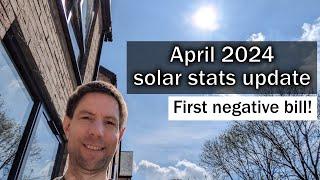 Solar stats update - April 2024 - first negative bill of the year!