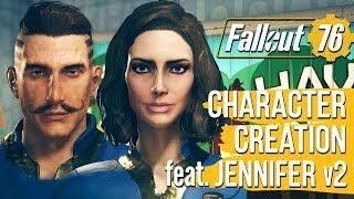 Fallout 76 - Character Creation - Male & Female All Options & Poses feat. Jennifer v2.0