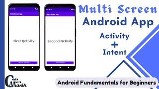 How to Create Multi Screen App in Android