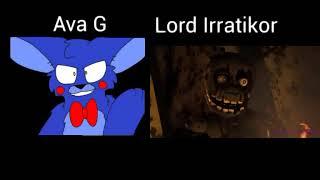 Fnaf sl "left behind" Ava G animation vs Lord Irratikor