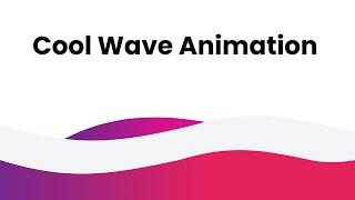 Cool Water Waves Animation Effect | Wavy Background using CSS