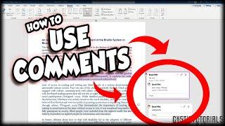 How To Add Comments And Feedback To Microsoft Word Document