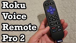 Roku Voice Remote Pro 2nd Edition Pair Connect Use Unboxing Setup Review