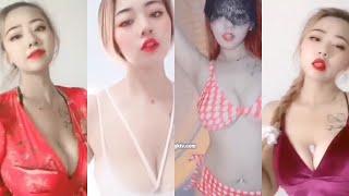 #tiktok #china #beautiful #刘貂蝉 弹跳乱晃 抖奶无敌 每日竖屏分享