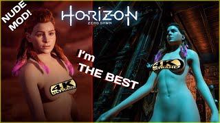 ALOY IS THE BEST! 4k Aloy Nude MOD - Horizon Zero Dawn GAMEPLAY