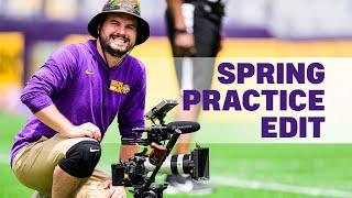 LSU Football First Spring Practice - Edit BTS