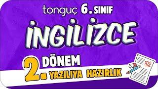 6.Sınıf İngilizce 2.Dönem 2.Yazılıya Hazırlık  #2024