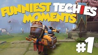 Funniest Techies & DOTA 2 Moments #1