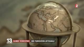 Des globes terrestres réalisés à la main