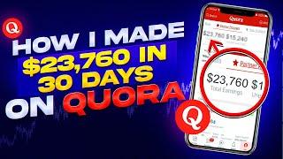 Quora Affiliate Marketing Automation Guide | How I made $22,467 in 30 Days (Just Copy & Paste)