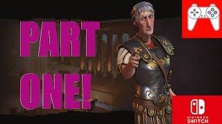 Civilization VI Switch Rome Playthrough #1 (Learning the Basics!)