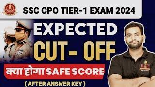 SSC CPO CUT OFF 2024 | SSC CPO EXPECTED CUT OFF 2024 | CPO CUT OFF ANALYSIS | SSC CPO SAFE SCORE