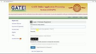 GATE 2020 FORM FILL UP