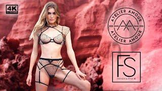 ATELIER AMOUR French LINGERIE 4K FASHION SHOW Laura Margesin, Anaiis Scheeres EXCLUSIVE INTERVIEW