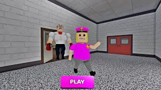 WHAT IF I PLAY AS POLICE GIRL in GREAT SCHOOL BREAKOUT!? Scary Obby ROBLOX #roblox