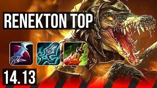 RENEKTON vs KLED (TOP) | 11/2/4, 500+ games, Dominating | VN Master | 14.13