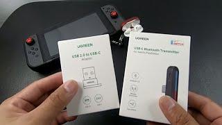Ugreen Bluetooth Receiver With Charging Port USB-C For Nintendo Switch & PlayStation Unboxing Review