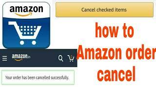 How to cancelled Amazon order Tamil