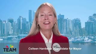 Student Vote Vancouver 2022 – Colleen Hardwick – Why do you want to be mayor?