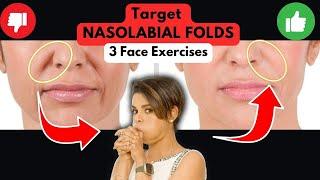 3 Face Exercises to Plump and Lift NASOLABIAL FOLD OVER