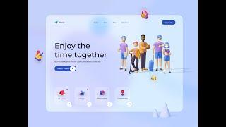 Flutter Web - Picnic Landing Page UI Design