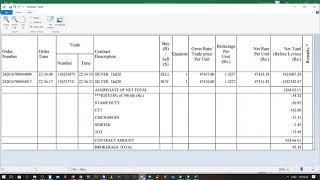 My trading Ledger on Excel - Download from Telegram