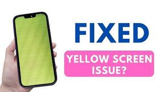 How to Fix iPhone 13 Pro and 13 Pro Max Yellow Screen of Death