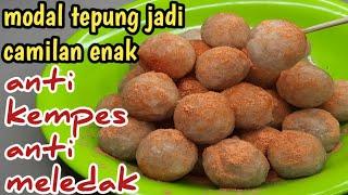 Resep cimol anti meledak saat digoreng ~resep mama ratna~