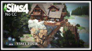 The Sims4 | Unknown Gravity Chalet | Visit Tour | No CC | Story