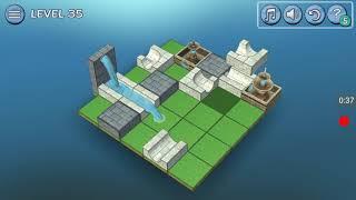 Flow water fountain 3D puzzle basic walkthrough level 35