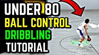 EASY DRIBBLE TUTORIAL FOR UNDER 80 BALL CONTROL ! BASIC HOW TO DRIBBLE UNDER 80 NBA 2K22 CURRENT GEN