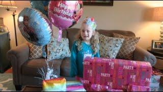 Natalie's 5th Birthday!! Opening Birthday Presents & Shopping | beingmommywithstyle