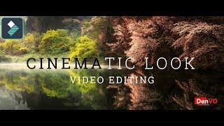 Filmora 9 | How to get the CINEMATIC LOOK in Filmora 9 Tutorial 2020 | Cinematic Look Effect