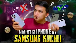 NAHOTKI SAMSUNG iPHONEdan KUCHLISAMSUNG GALAXY S23 va S23 ULTRA PUBG TESTiPHONE KUCHSIZMI.