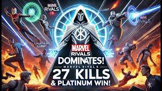 Marvel Rivals: Moon Knight DOMINATES!  Full Unedited Gameplay NO COMMENTARY! (1440p 60 FPS)