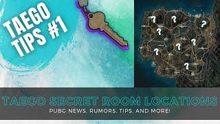 Taego Secret Room Locations - PUBG Taego Tips #1